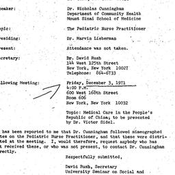 Minutes, 1971-11-05. Social...