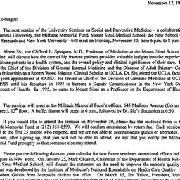 Announcements, 1998-11-12. ...