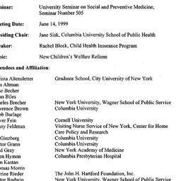 Minutes, 1999-06-14. Social...
