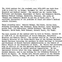 Minutes, 1974-12-13. Social...