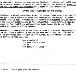 Announcements, 1983-05-03. ...