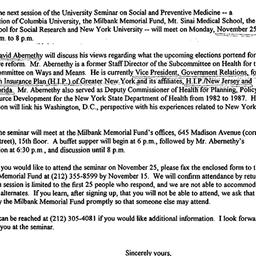 Announcements, 1996-10-30. ...