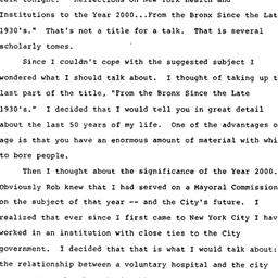 Speaker's paper, 1986-0...