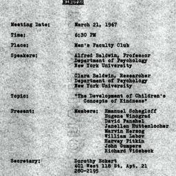 Minutes, 1967-03-21. The Us...
