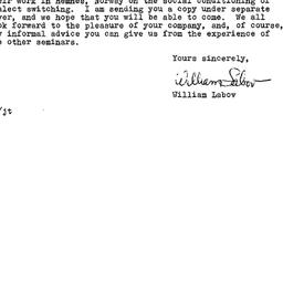 Announcements, 1966-11-15. ...