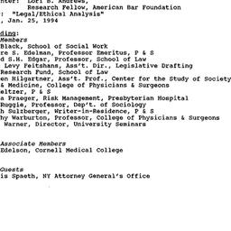 Minutes, 1994-01-25. Genome...