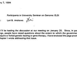 Speaker's paper, 1994-0...