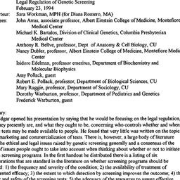 Minutes, 1995-02-23. Genome...