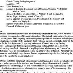 Minutes, 1995-03-23. Genome...