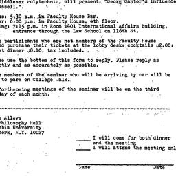 Announcements, 1979-03-20. ...