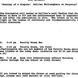Announcements, 1990-03-27. ...