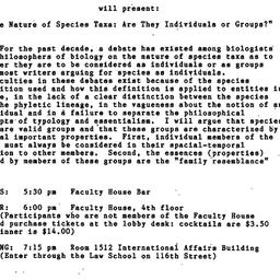 Announcements, 1990-10-30. ...