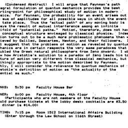 Announcements, 1991-04-30. ...
