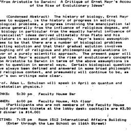 Announcements, 1991-03-26. ...
