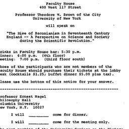 Announcements, 1974-03-22. ...