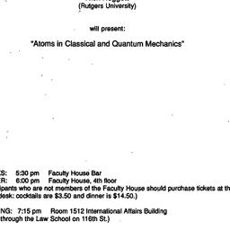Announcements, 1994-02-22. ...