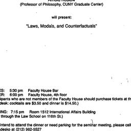Announcements, 1993-12-14. ...