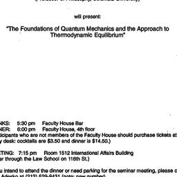 Announcements, 1994-04-05. ...