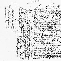 [Document, 1743 November 09]