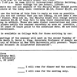 Announcements, 1982-02-09. ...