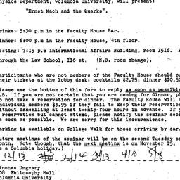 Announcements, 1983-10-11. ...