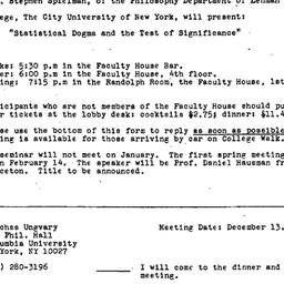 Announcements, 1983-12-13. ...