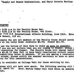Announcements, 1984-02-14. ...