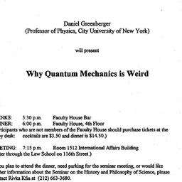 Announcements, 1995-01-17. ...