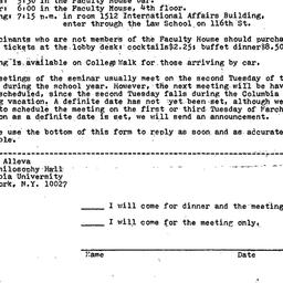 Announcements, 1980-02-10. ...