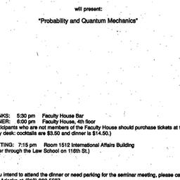Announcements, 1992-10-21. ...