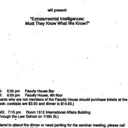 Announcements, 1992-11-24. ...