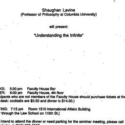 Announcements, 1993-04-20. ...