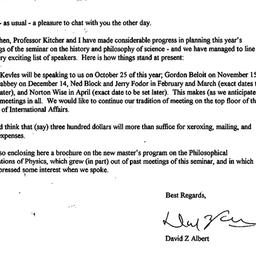 Correspondence, 1999-09-23....