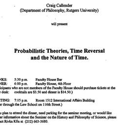 Announcements, 1996-01-16. ...