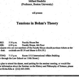 Announcements, 1996-04-16. ...