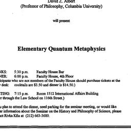 Announcements, 1995-11-21. ...