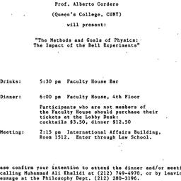 Announcements, 1988-02-23. ...