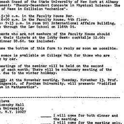 Announcements, 1979-12-11. ...