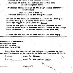 Announcements, 1975-01-31. ...