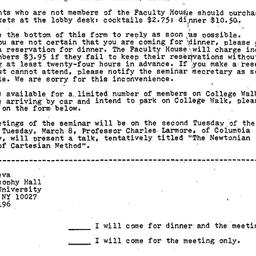 Announcements, 1983-02-08. ...