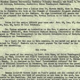 Minutes, 1963-10-25. The St...