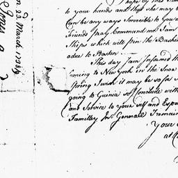 [Document, 1738 March 23]