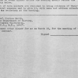 Announcements, 1971-03-26. ...