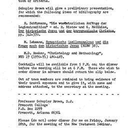 Announcements, 1972-01-28. ...