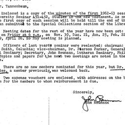 Correspondence, 1962-10-30....