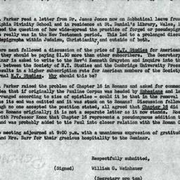 Minutes, 1963-01-25. The St...