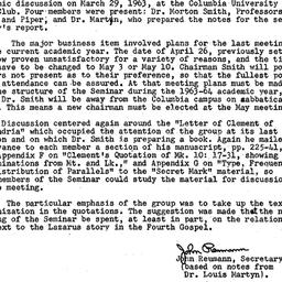 Minutes, 1963-05-29. The St...