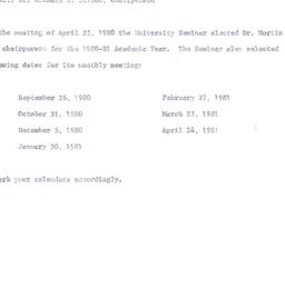 Announcements, 1980-04-25. ...