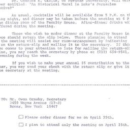 Announcements, 1980-04-15. ...