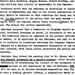 Minutes, 1970-01-30. The St...